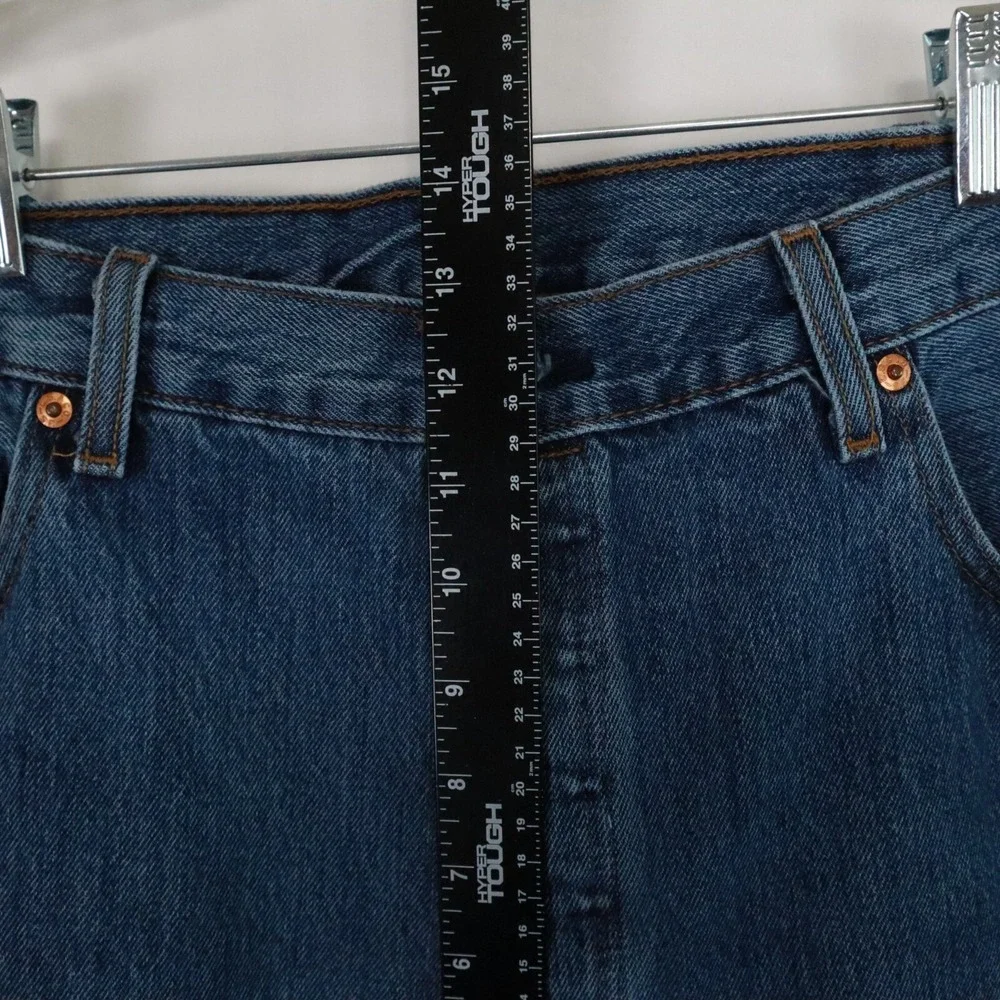 Levi's 501 Jeans Mens 40x32 Original Fit Button Fly 5-Pocket Cotton‎ Denim Blue
